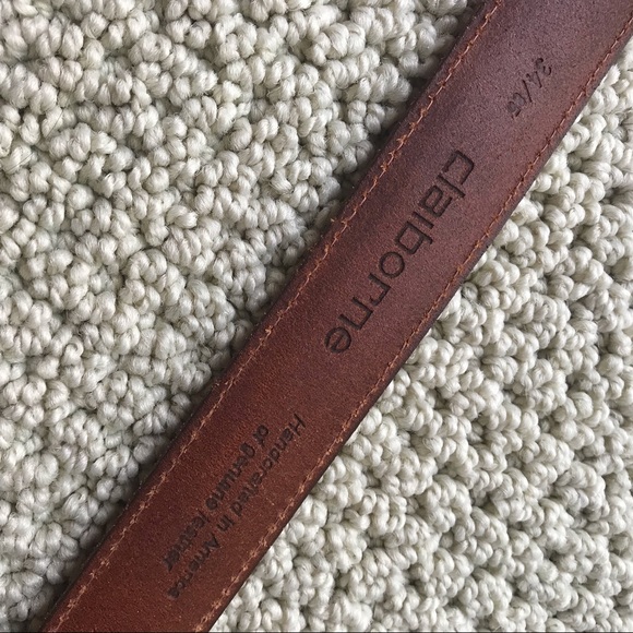 Claiborne Men’s Leather Belt - Picture 3 of 3